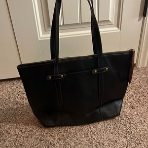 Fossil Tote Purse Black